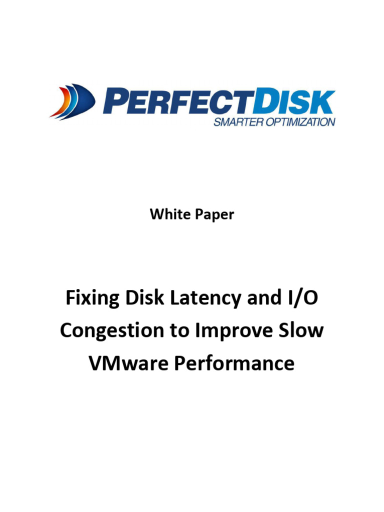 Optimize VMware Performance: Fix I/O Latency | PDF | Computer File ...