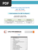 Insulation Test Report Template | PDF