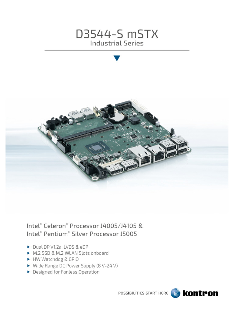 D3544-S mSTX Industrial Motherboard | PDF | Usb | Bios