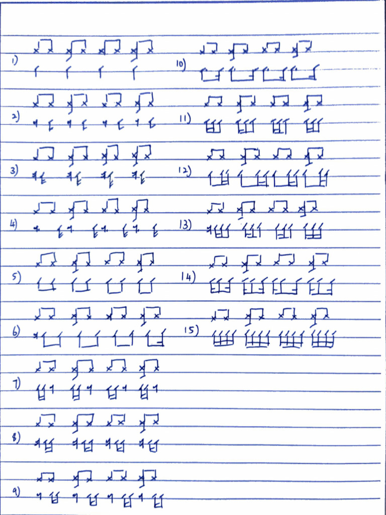 Function Drum Kick Pattern | PDF
