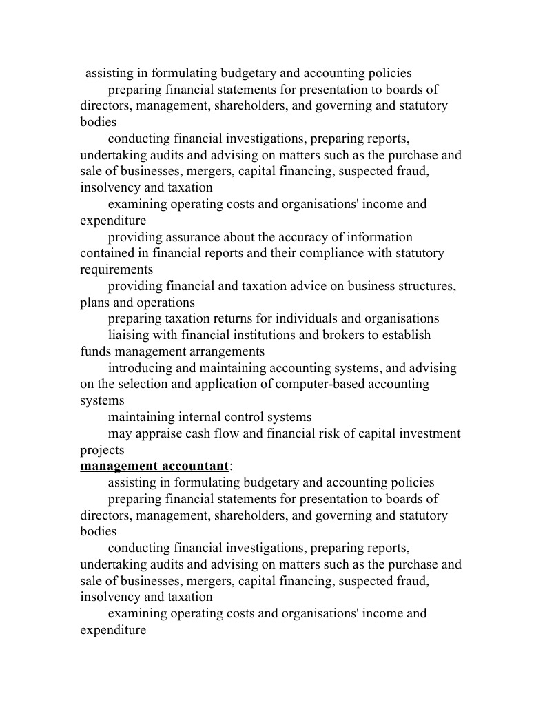 Financial Management and Accounting Services | PDF