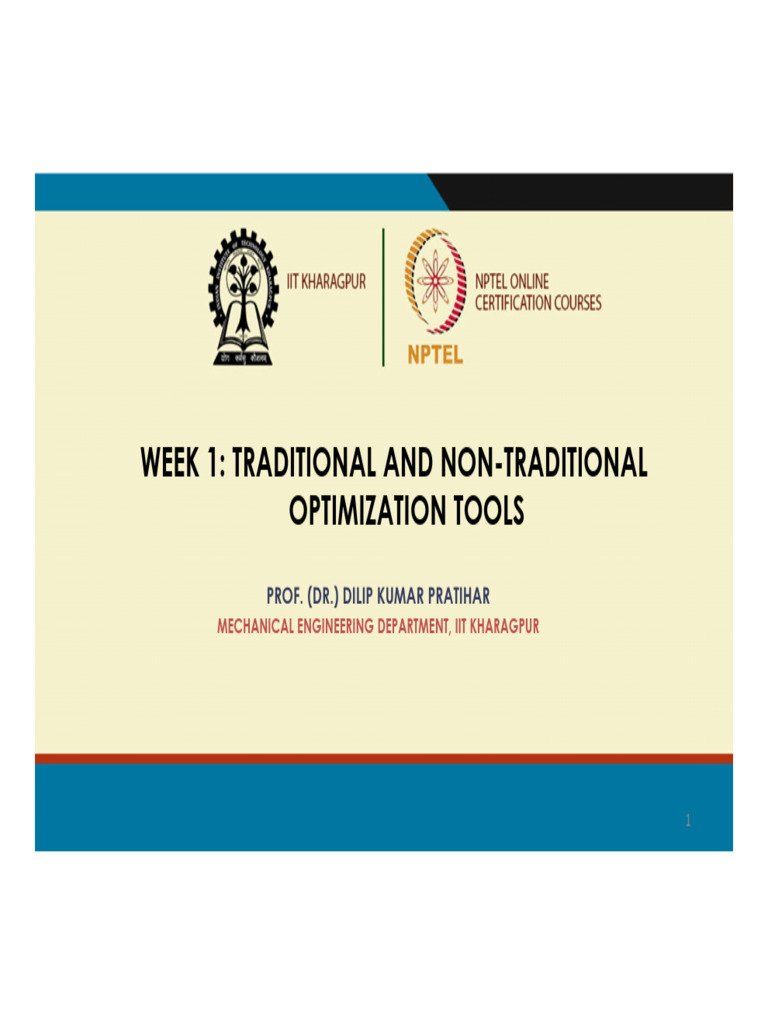 Optimization Techniques Overview | PDF | Mathematical Optimization ...