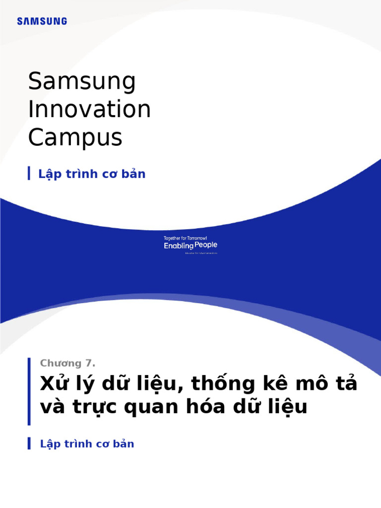 SIC - C - P - Chapter 7. Data Processing, Descriptive Statistics, and ...