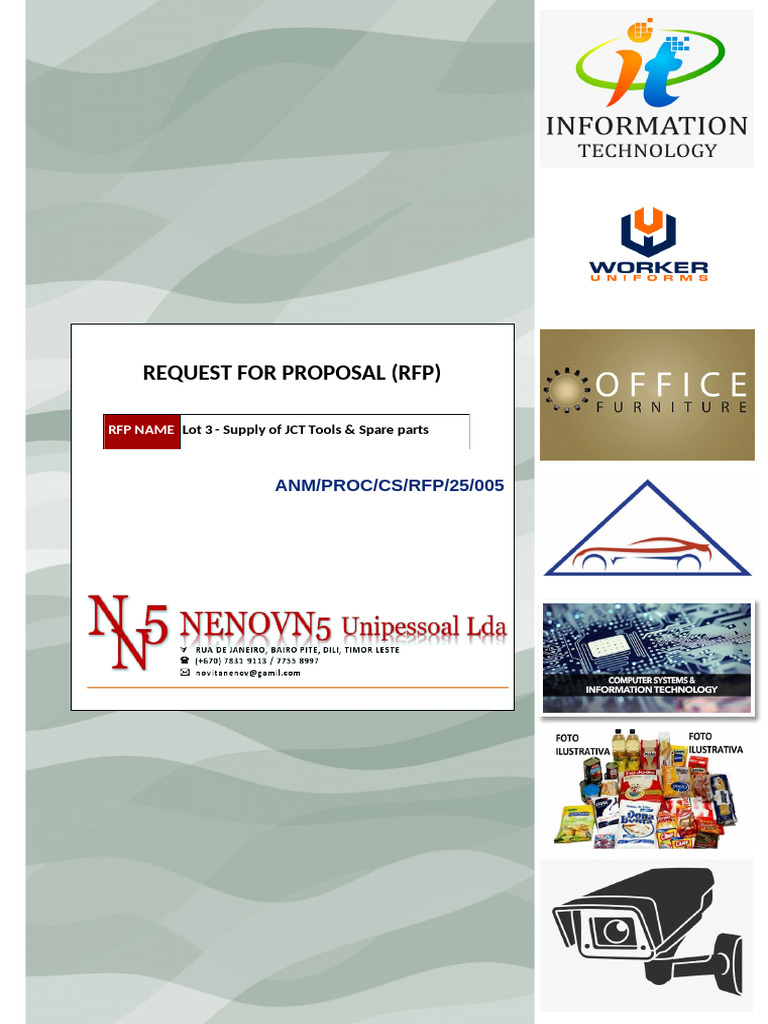 Outer Envelope Lot 3 | PDF
