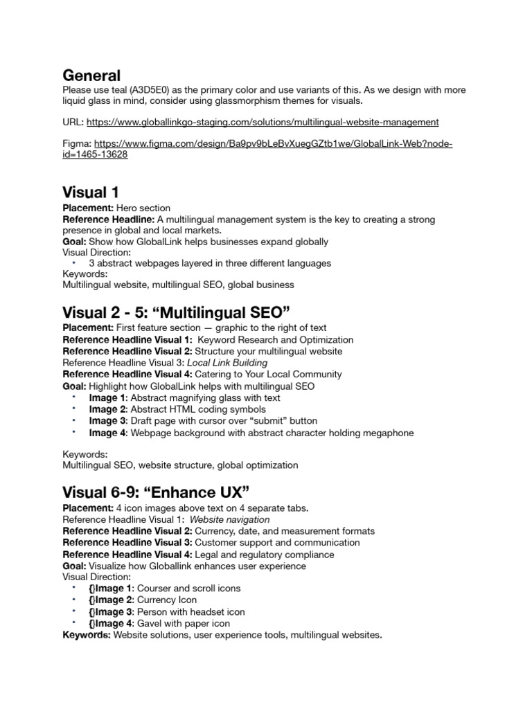 Solution - Multilingual Website Management | PDF