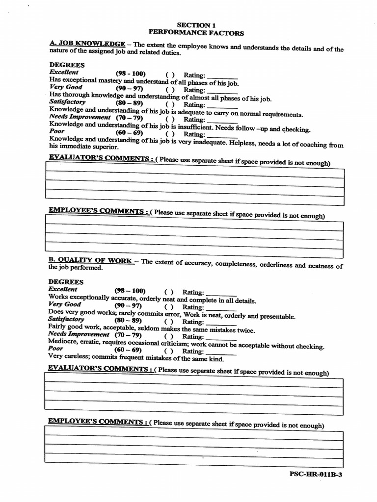 Performance Factors | PDF