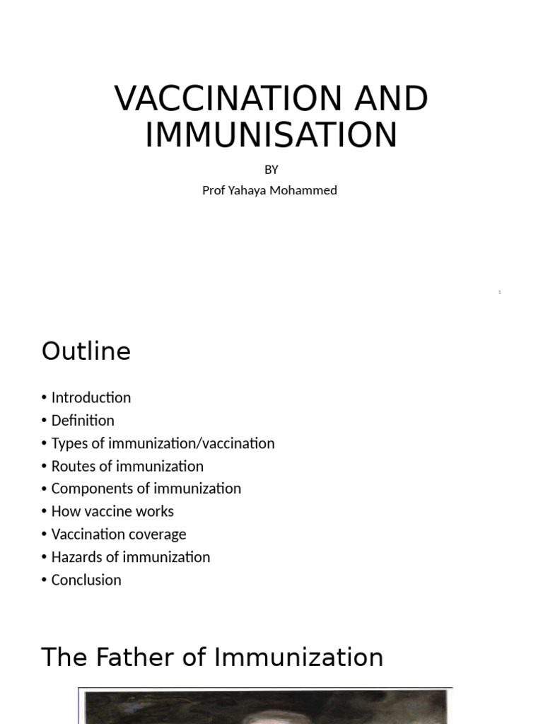 Vaccination and Immunization | PDF | Vaccines | Infection