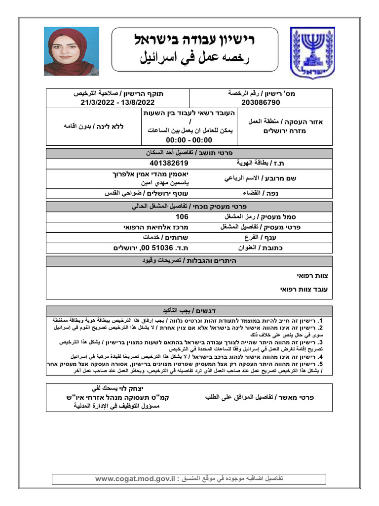www.cogat.mod.gov.il: ا ﻟ ﻣ ﻧ ﺳ ﻖ ﻣ و ﻗ ﻊ ﻓ ﻲ ﻣ و ﺟ و د ه ا ﺿ ﺎ ﻓ ﯾ ﮫ ﺗ ...