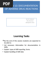 ADR Reporting Form Instructions | PDF | Medical Specialties | Medicine