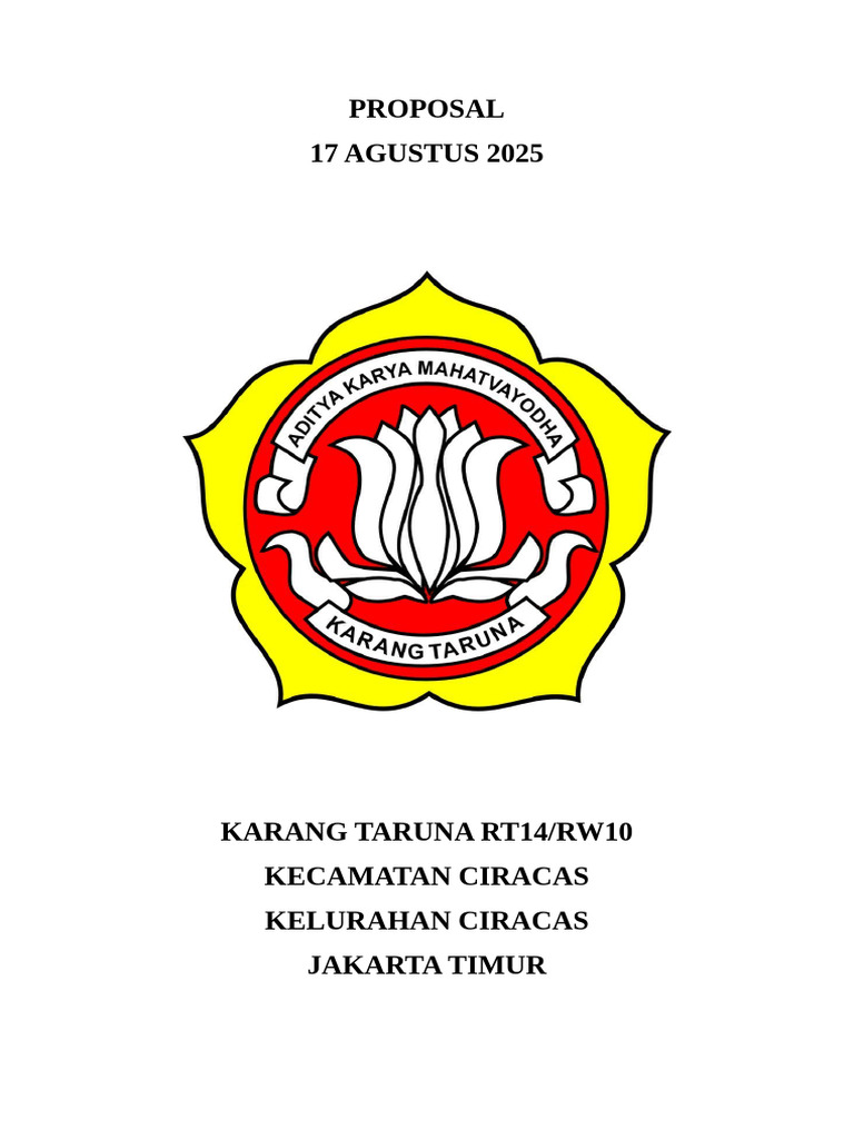 Proposal Kegiatan Semarak Kemerdekaan 2025 | PDF