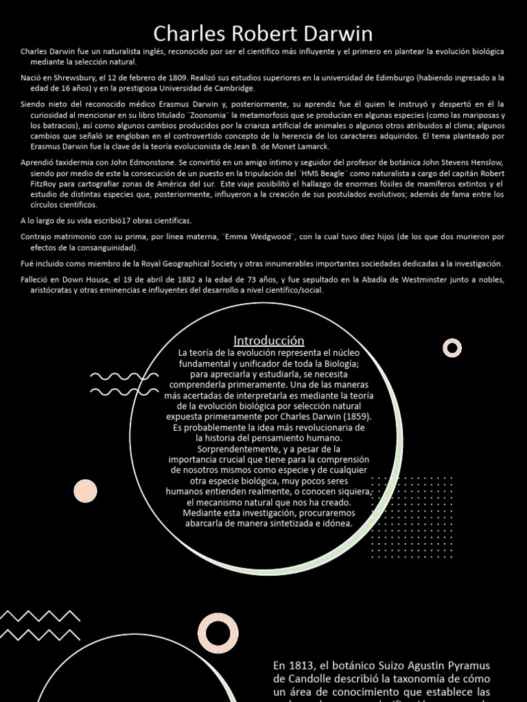 Darwin y la Teoría de la Evolución | PDF | Evolución | Charles Darwin