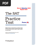 SAT Practice Test #1 Answer Key | PDF | Tests | Standardized Tests