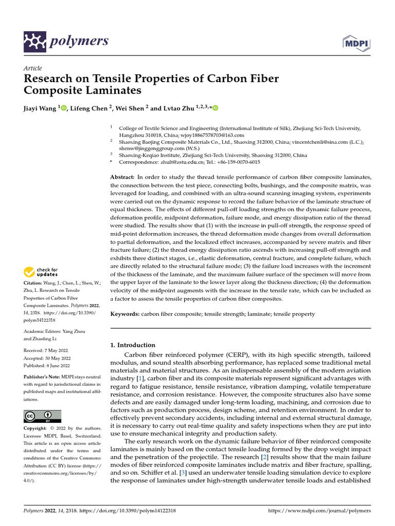 Carbon Fibre and Its Properties MP3 - 5 | PDF | Composite Material ...