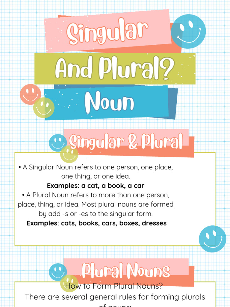 Understanding Singular and Plural Nouns | PDF | Plural | Grammatical Number