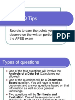 Apes FRQ Tips: Secrets To Earn The Points You Deserve On The Written Portion of The APES Exam