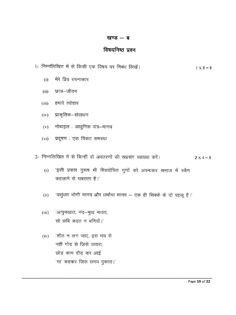Hindi Example | PDF
