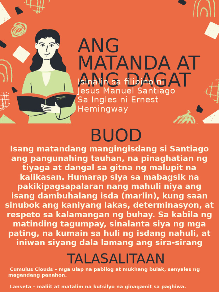 Ang Matanda at Ang Dagat | PDF