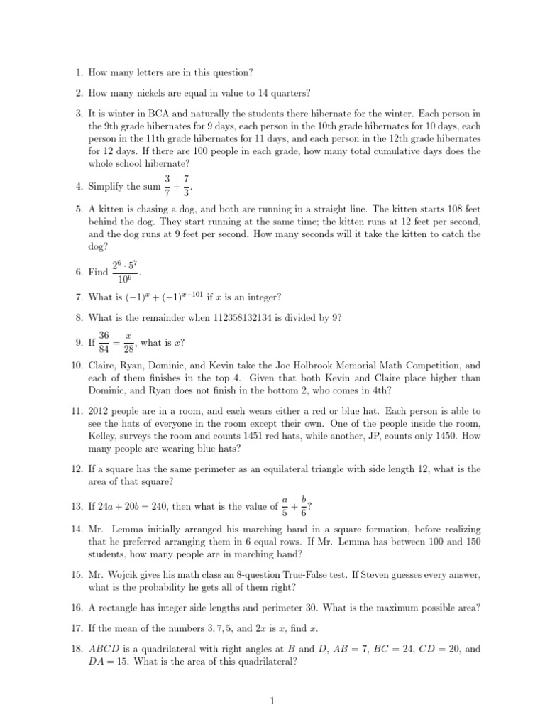 6 2012 | PDF | Area | Elementary Geometry