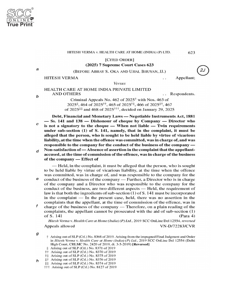 Supreme Court Judgment on Modak Case | PDF
