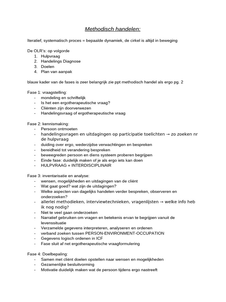 Methodisch Handelen | PDF