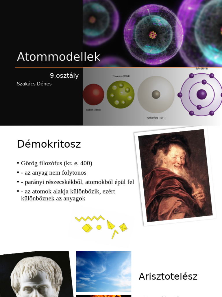 Atommodellek | PDF