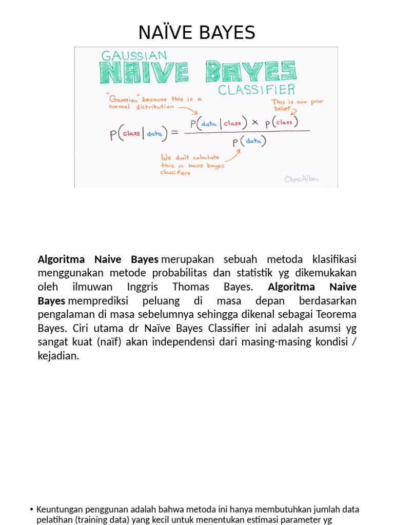 Pengenalan Algoritma Naive Bayes | PDF