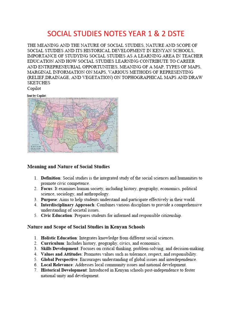 Social Studies Overview for Kenyan Schools | PDF | Habitat Destruction ...