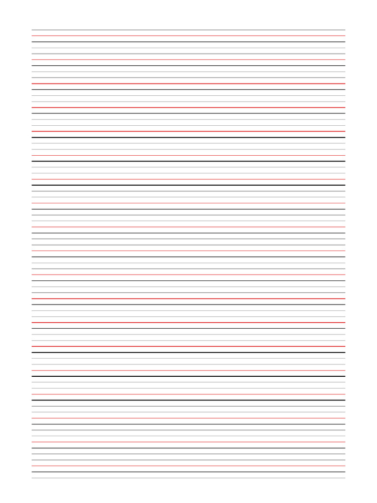 Handwriting Cursive Lined Paper | PDF