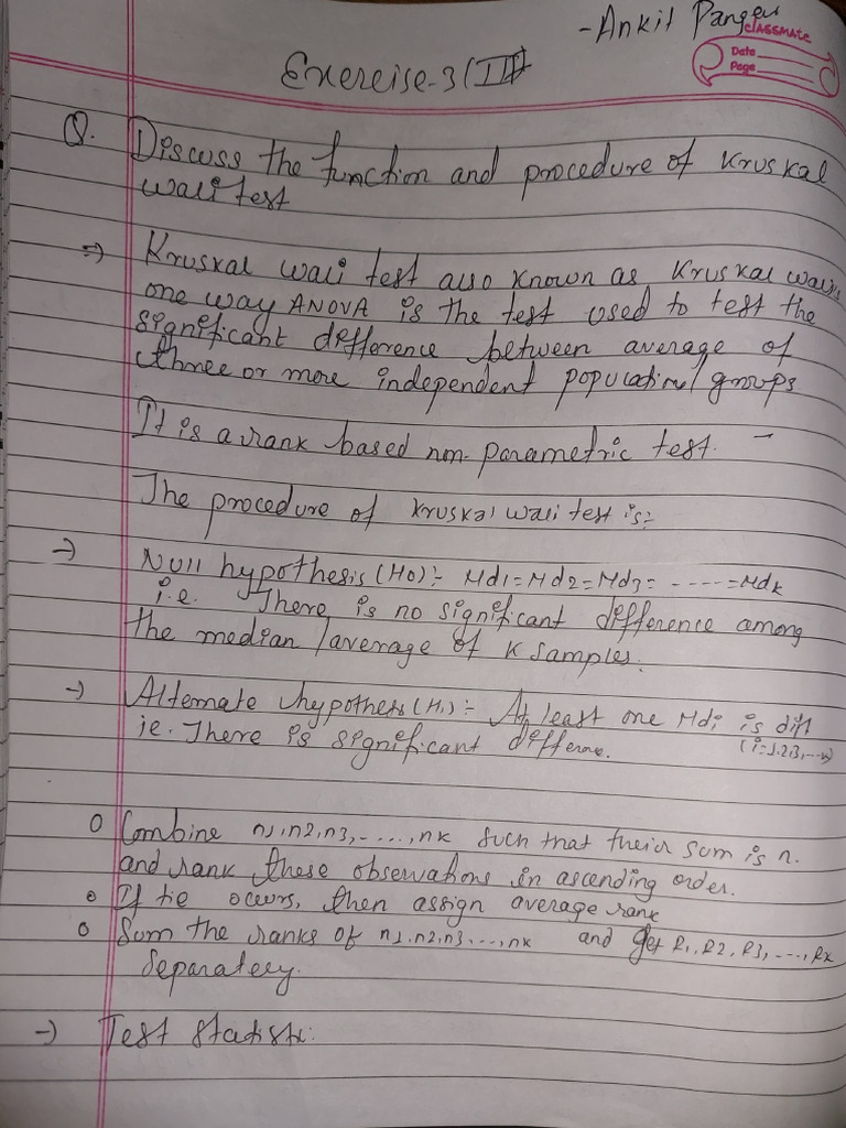 Unit 3 (III) Statistics II | PDF
