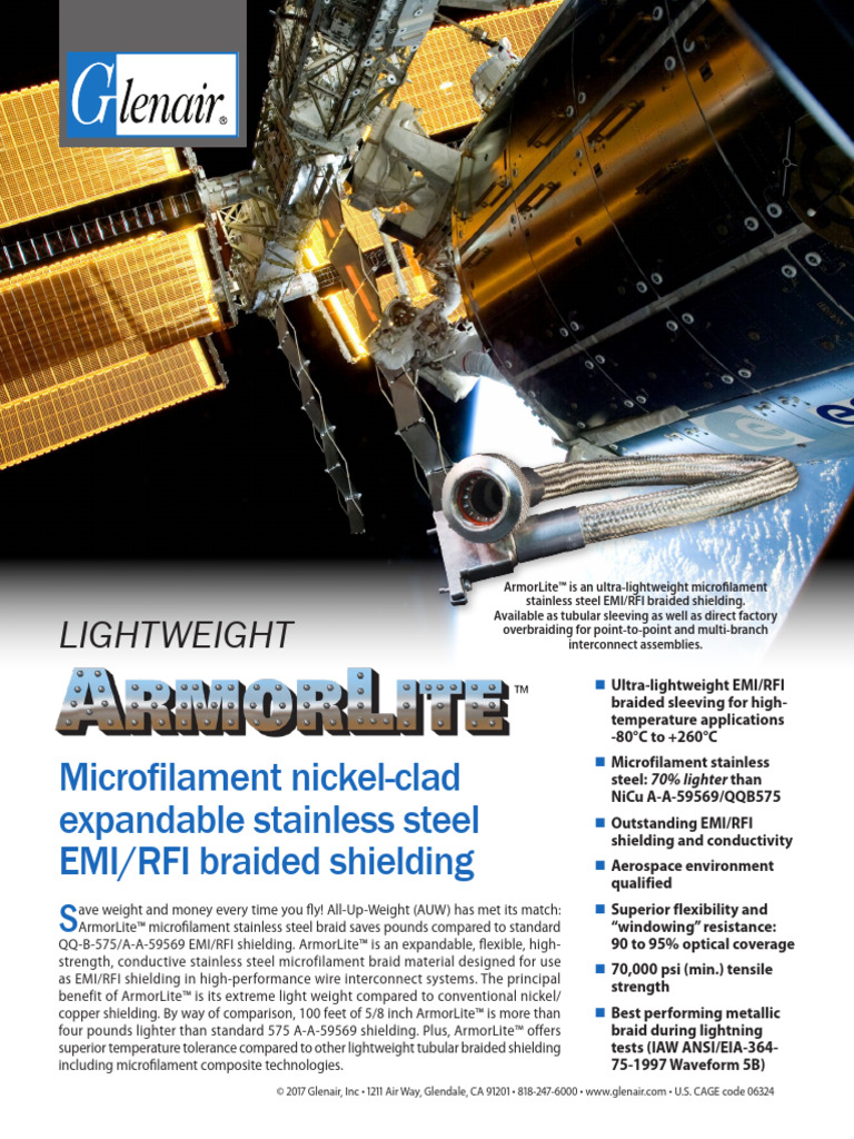 Lightweight EMI/RFI Shielding Solutions | PDF | Stainless Steel | Steel