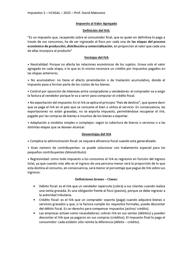 Guía Completa sobre el IVA en 2025 | PDF | Impuesto al valor agregado ...