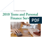 2010 Teen Personal Finance Survey