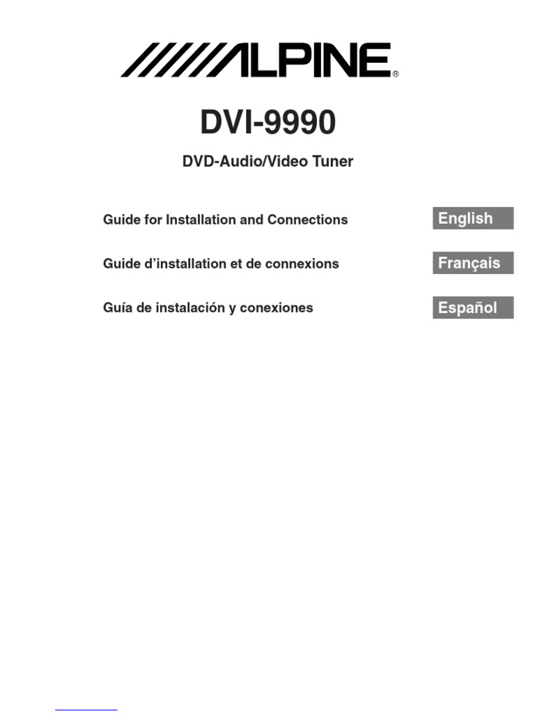 DVI-9990 Installation Guide | PDF | Electrical Wiring | Electrical ...