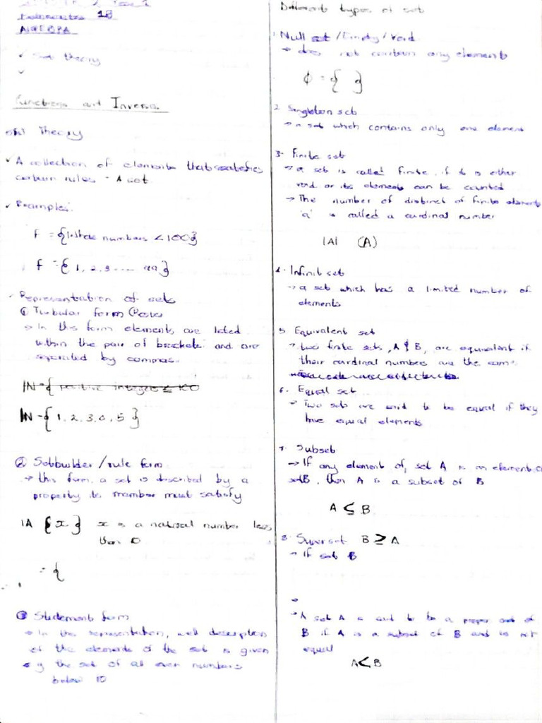 Mathematics 1 | PDF