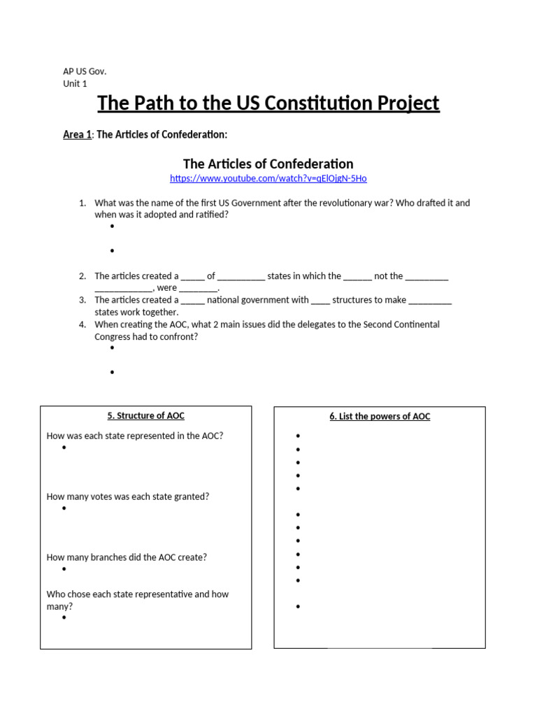 Path to the US Constitution Overview | PDF | The Federalist Papers ...