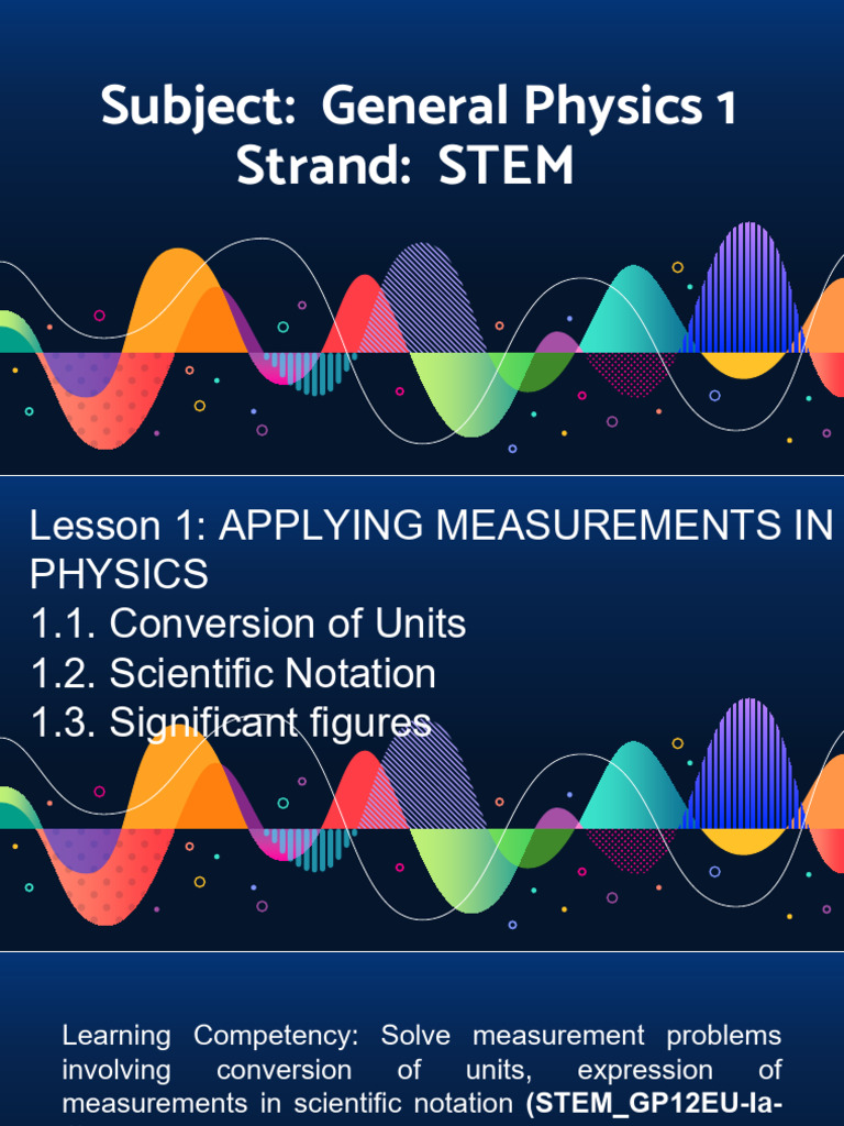 Physics Measurements and Conversions Guide | PDF | International System ...
