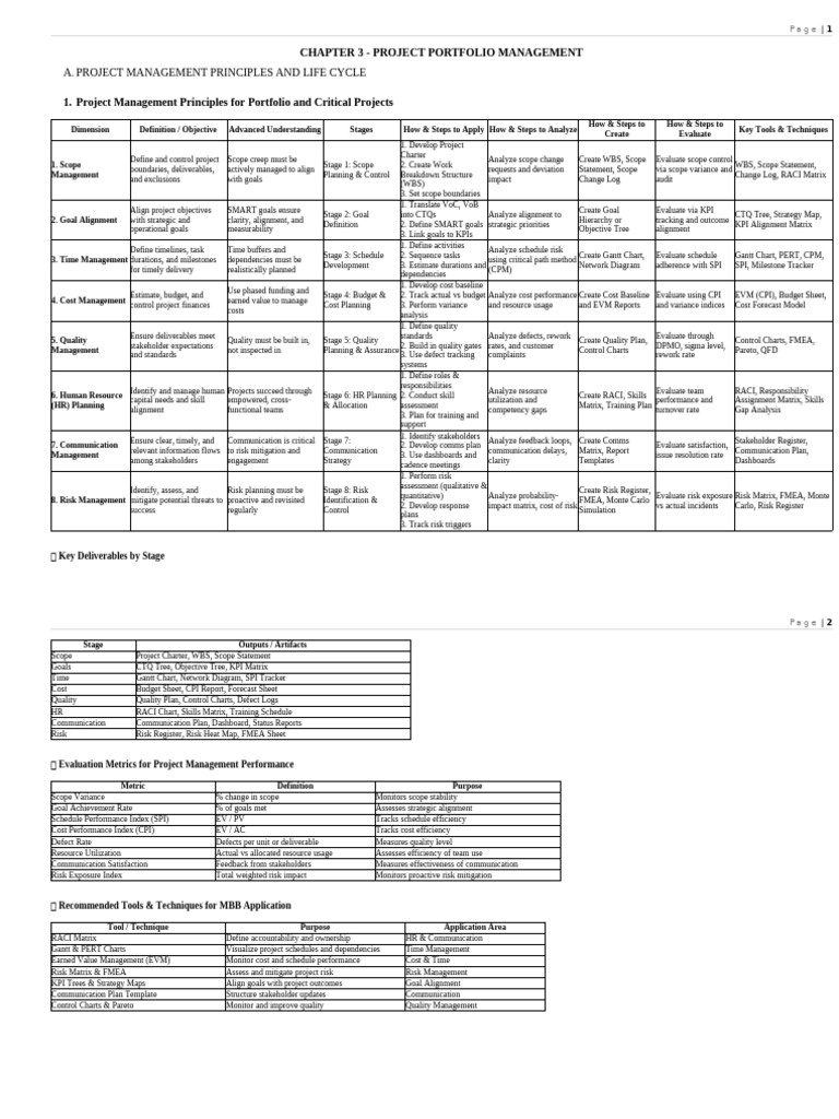 Project Portfolio Management Guide | PDF | Project Management | Governance