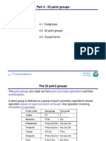 Part 4 - 32 Point Groups