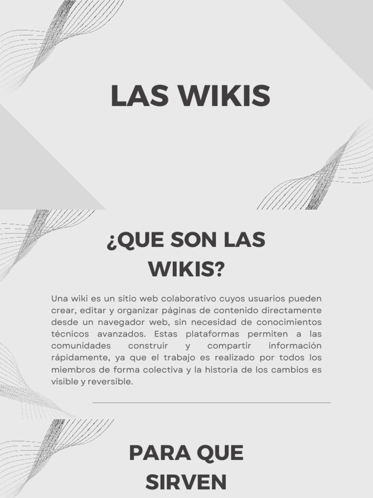 Las Wikis | PDF