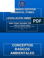 Diplomado gestión ambiental  pymes 2011 Julio Escobar