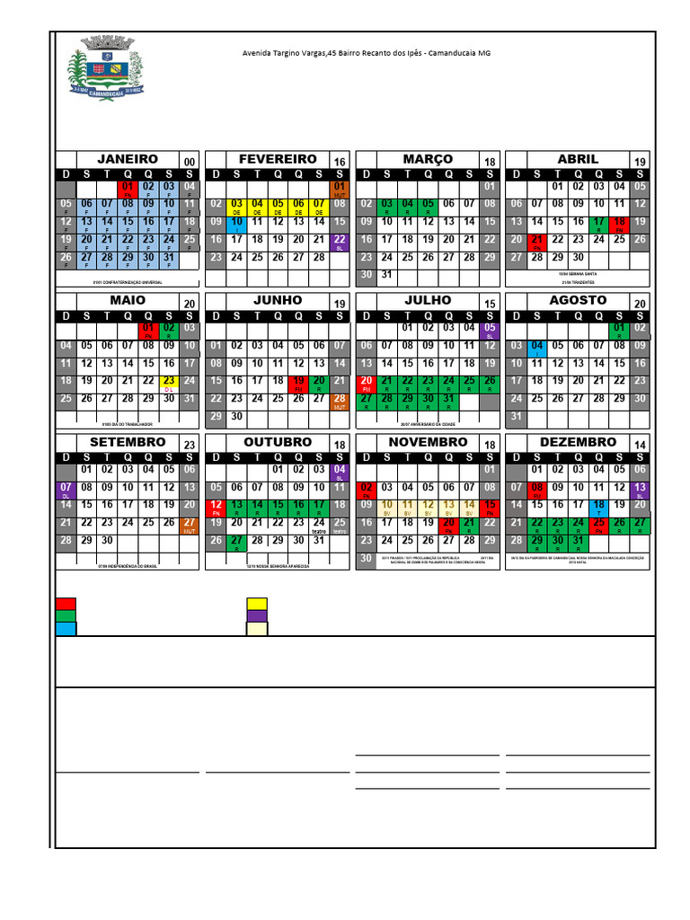 Calendário Escolar Municipal 2025 | PDF