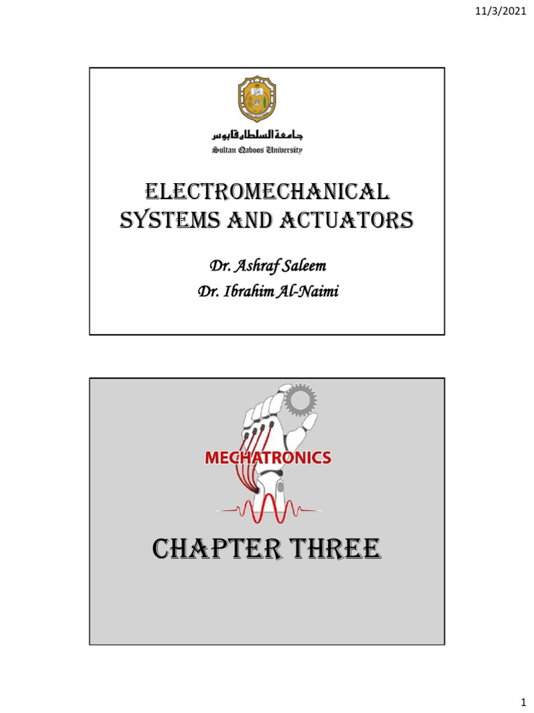 Electrical Actuators and AC Motors Guide | PDF | Electric Motor ...