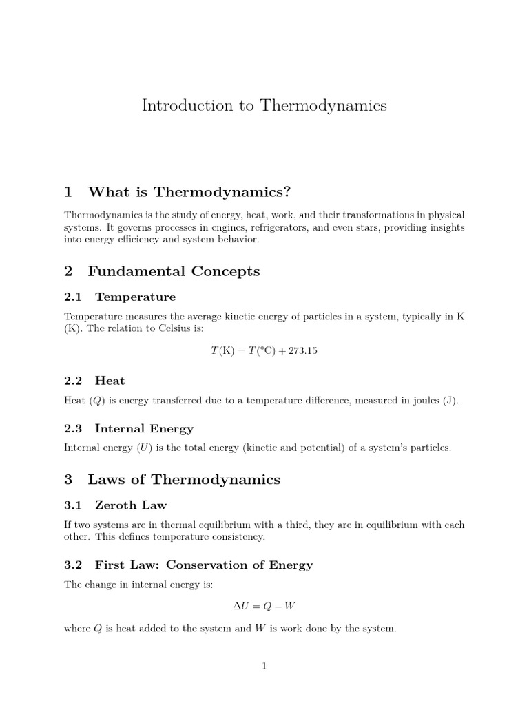 Fundamentals of Thermodynamics Explained | PDF | Thermodynamics ...