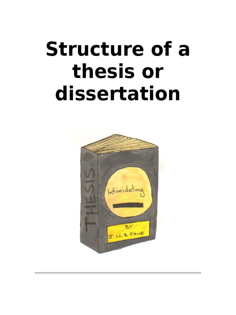Thesis and Dissertation Structure Guide | PDF | Thesis | Theory