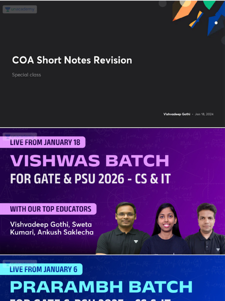 COA Short Notes Revision No Anno | PDF