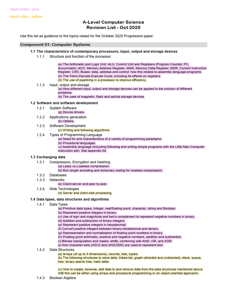 October 2025 Computer Science Topics | PDF | Computer Data Storage ...