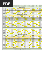 Weekly Staff Roaster Schedule | PDF