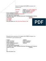 Requisitos para Registrarse en La Página SAIME Extranjeros Sin Documentos o para Naturalización
