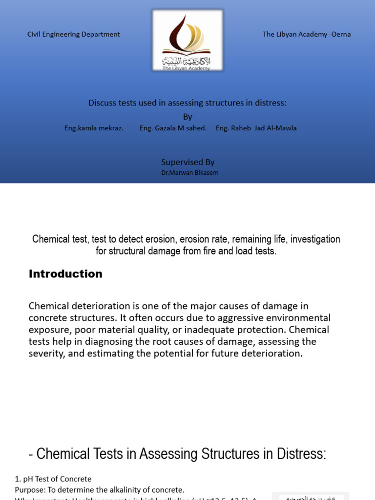 Structural Damage Assessment Tests | PDF | Concrete | Strength Of Materials
