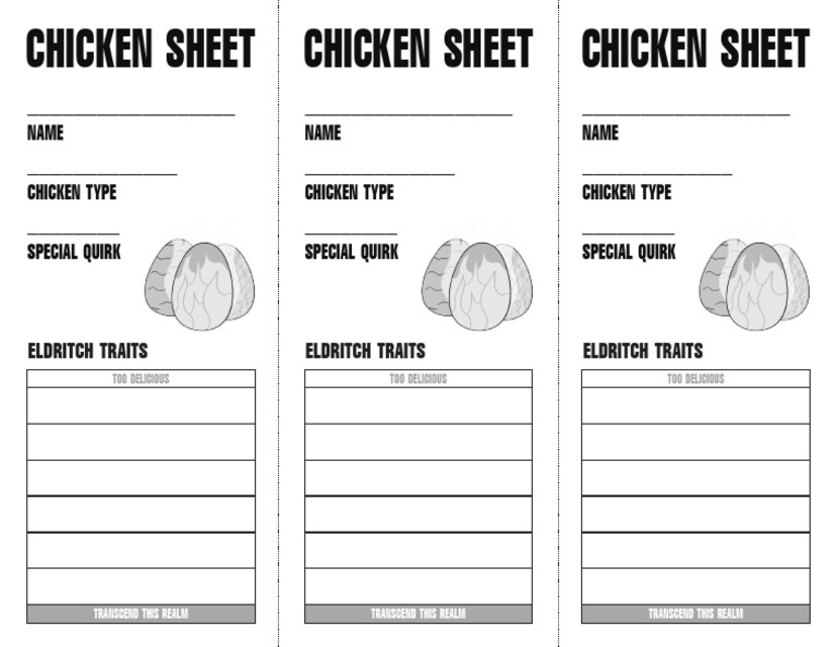 ChickenSheet PrintBW3x | PDF